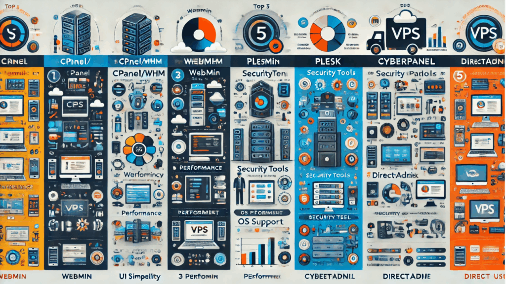 Top 5 Control Panels for VPS Hosting in 2025 (cPanel, CyberPanel, CWP ...